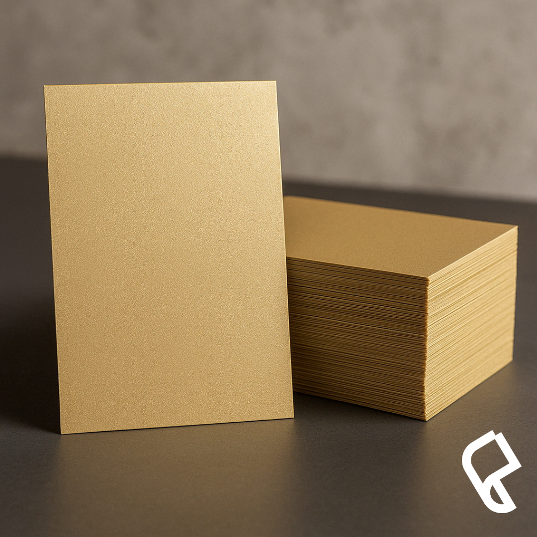 Metallic Paper Visiting Card