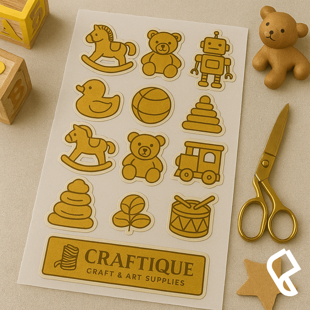 Golden Base Sticker/ Label