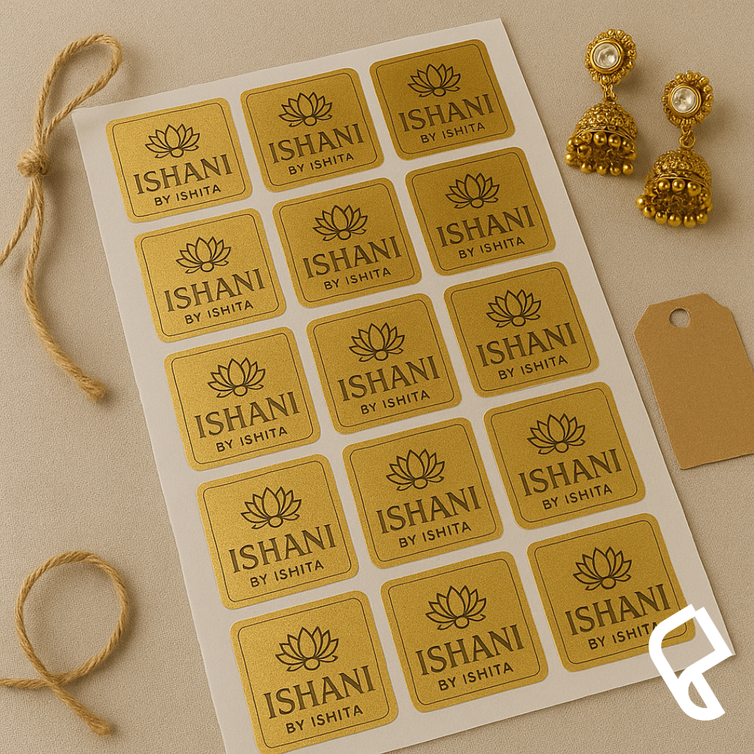 Golden Base Sticker/ Label