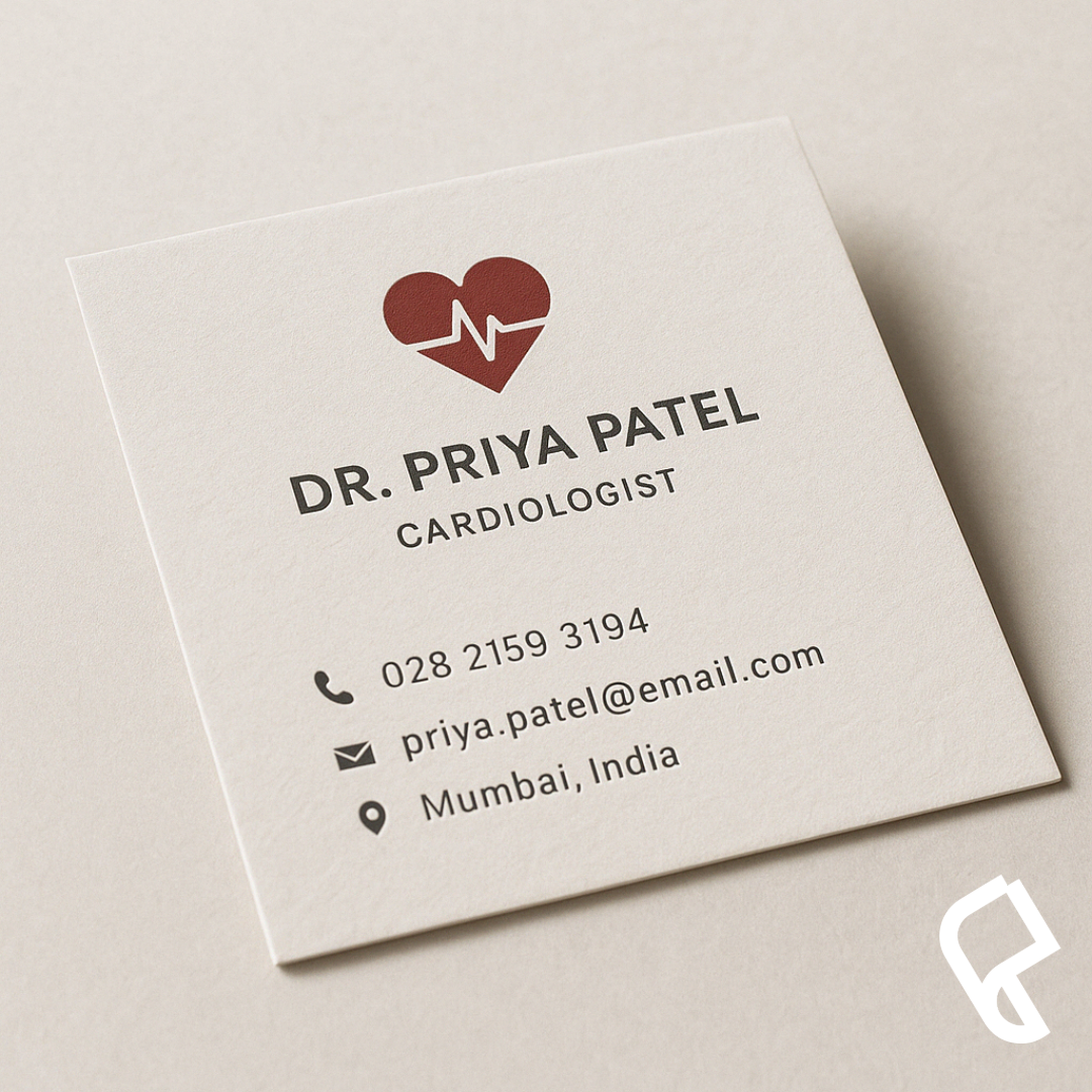 Texture Paper Visiting Card