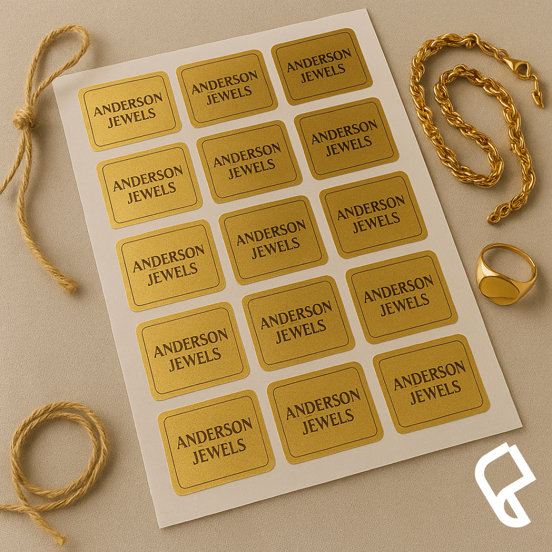 Golden Base Sticker/ Label