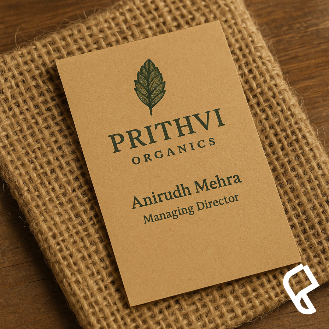 Kraft Paper Visiting Card