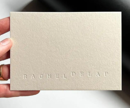 Texture Paper Visiting Card